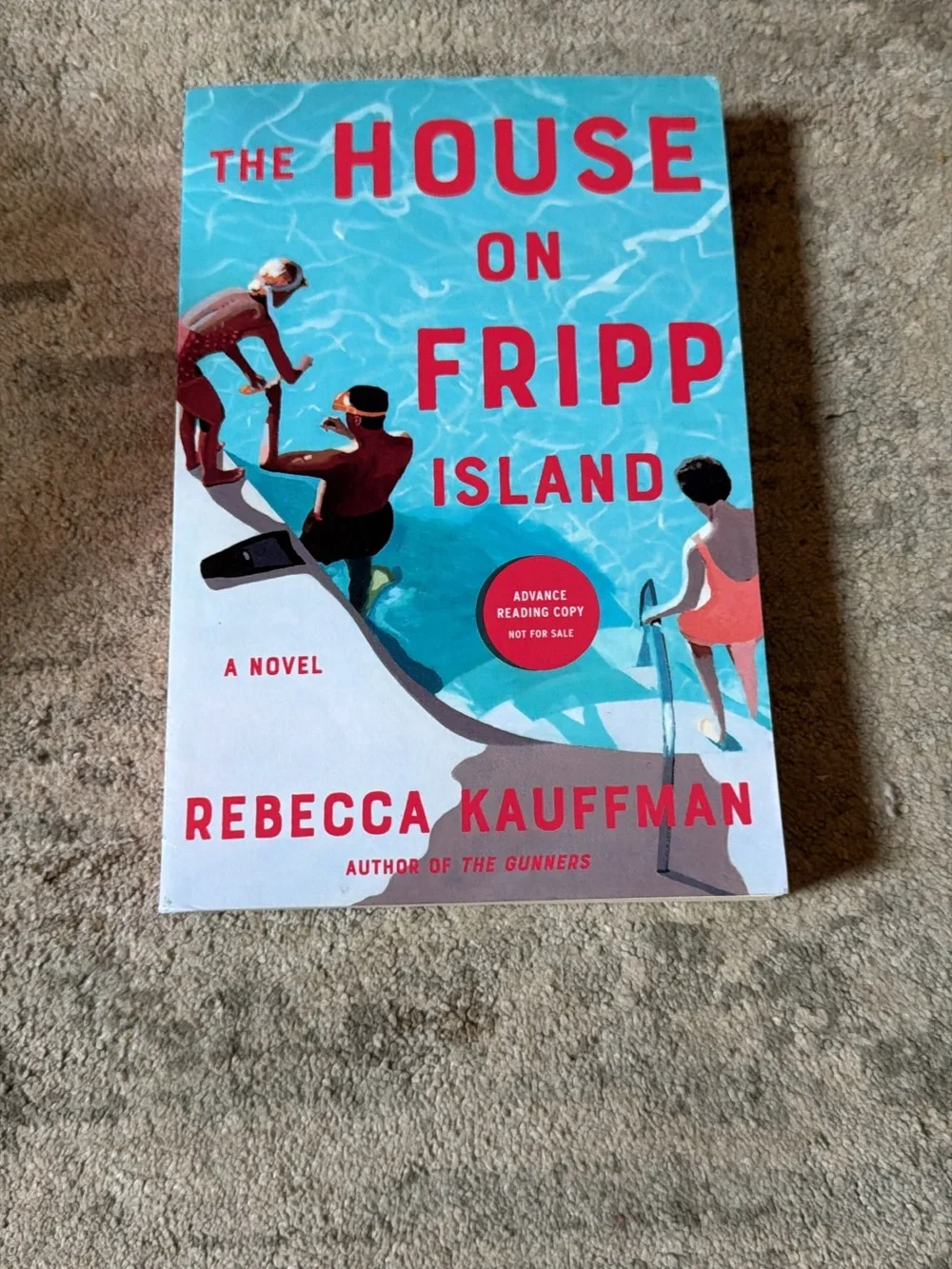The House on Fripp Island by Rebecca Kauffman - Turquoise & Coral Cover